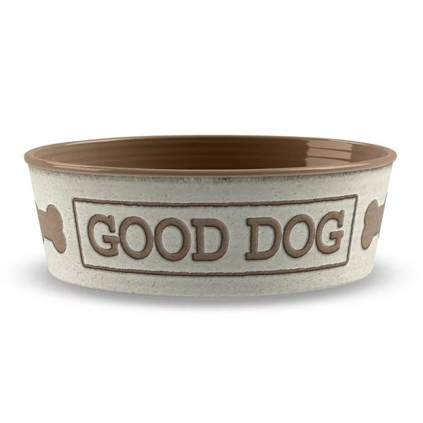 GOOD DOG PET BOWL NATURAL/M 946ML