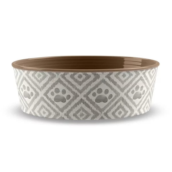 PAW IKAT PET BOWL NATURAL/S 473ML