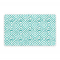 PAW IKAT PET PLACEMAT TEAL 29.2X48.4CM