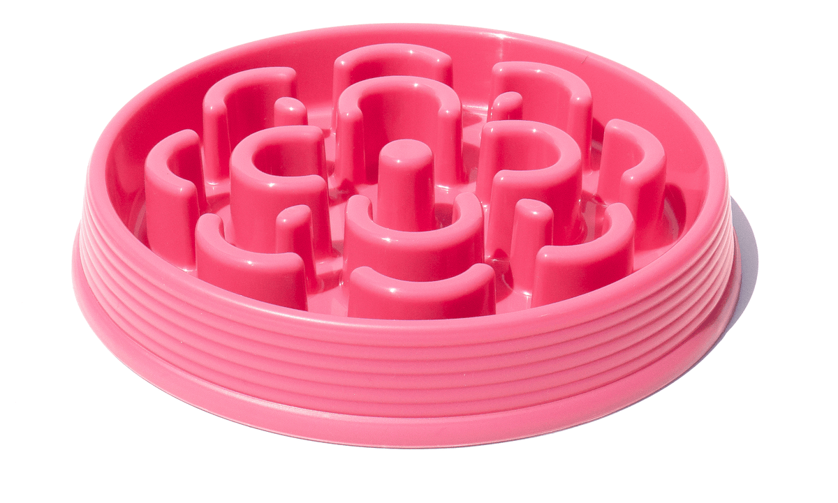 SLOW CHOW™ MEDALLION FEEDER MEDIUM PINK 710ML