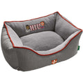 HUNTER UNIVERSITY DOG SOFA 80X60CM ΓΚΡΙ