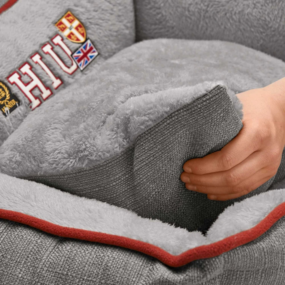 HUNTER UNIVERSITY DOG SOFA 80X60CM ΓΚΡΙ