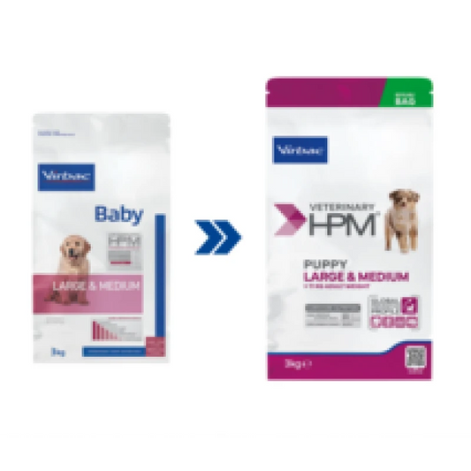 VIRBAC PUPPY LARGE & MEDIUM 12KG