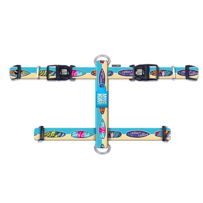 MAX & MOLLY H-HARNESS - ALOHA/XS 1X32-40CM