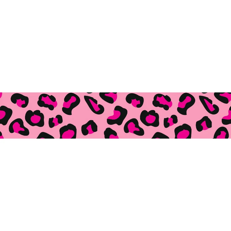 MAX & MOLLY SHORT LEASH - LEOPARD PINK/XS 1CMX120CM