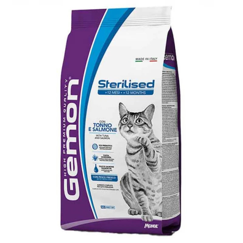 GEMON CAT STERILIZED TUNA&SALMON 2KG