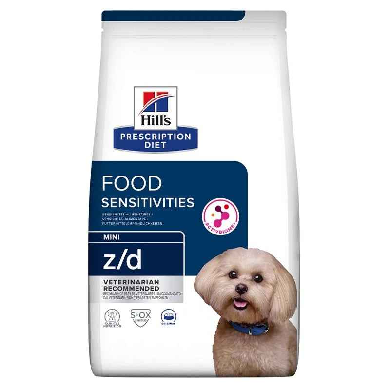HILL'S PRESCRIPTION DIET CANINE Z/D FOOD SENSITIVITIES MINI 1KG