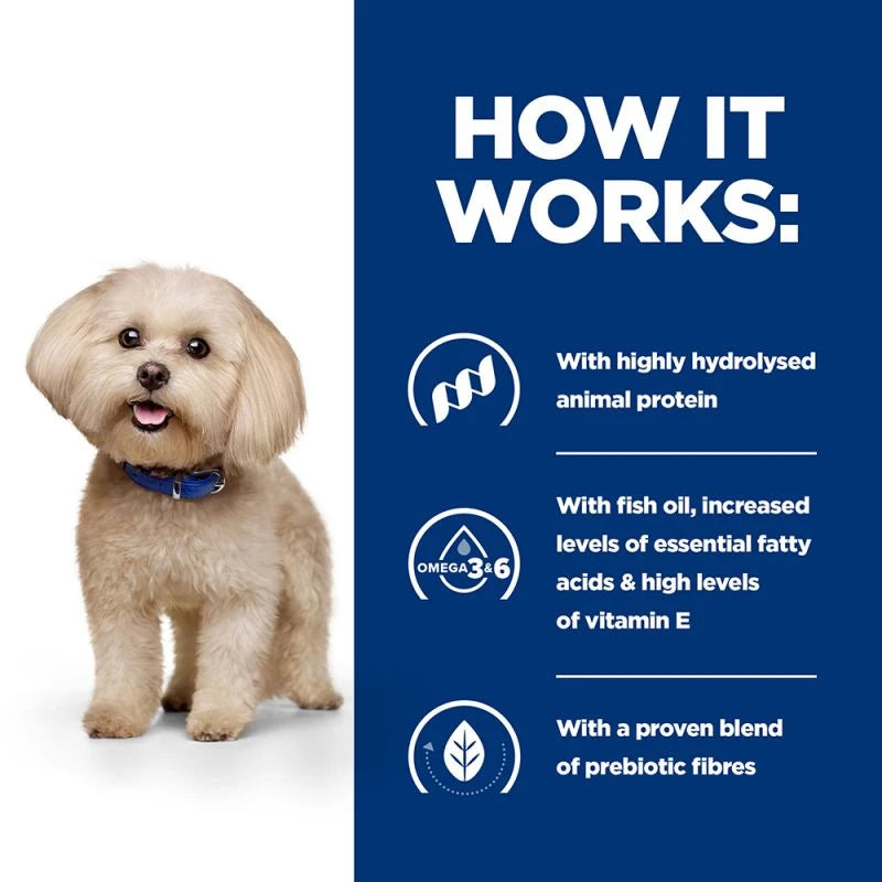 HILL'S PRESCRIPTION DIET CANINE Z/D FOOD SENSITIVITIES MINI 1KG