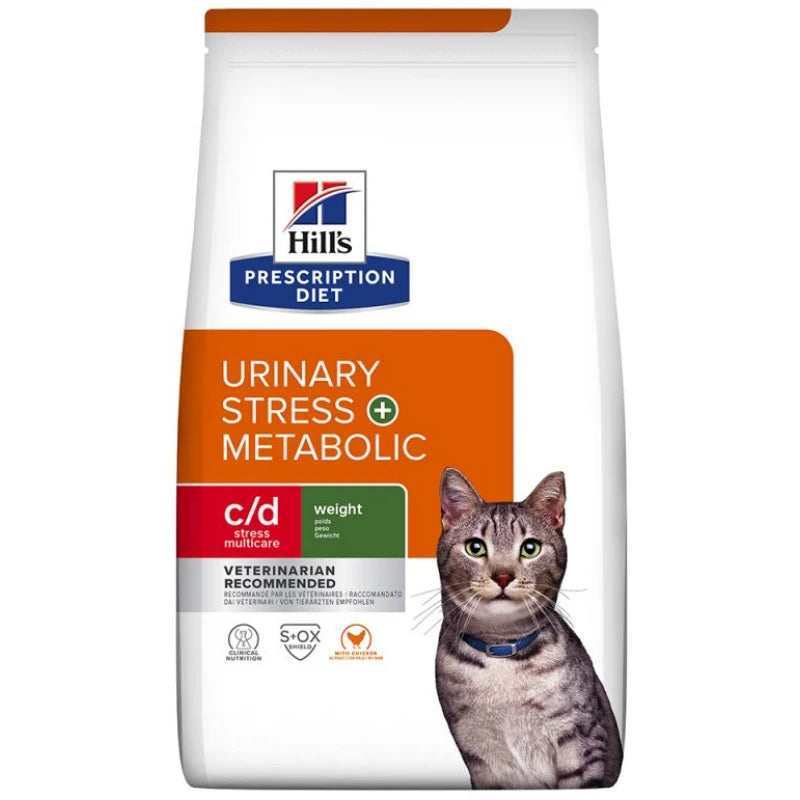 HILL'S PRESCRIPTION DIET FELINE C/D METABOLIC URINARY STRESS 3KG