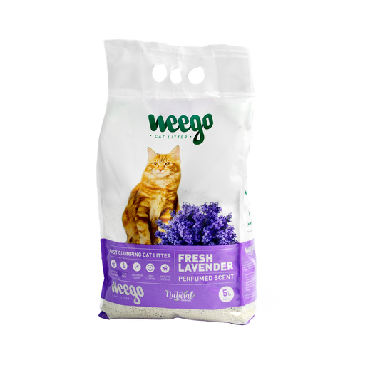 WEEGO CAT LITTER FRESH LAVENDER 5L