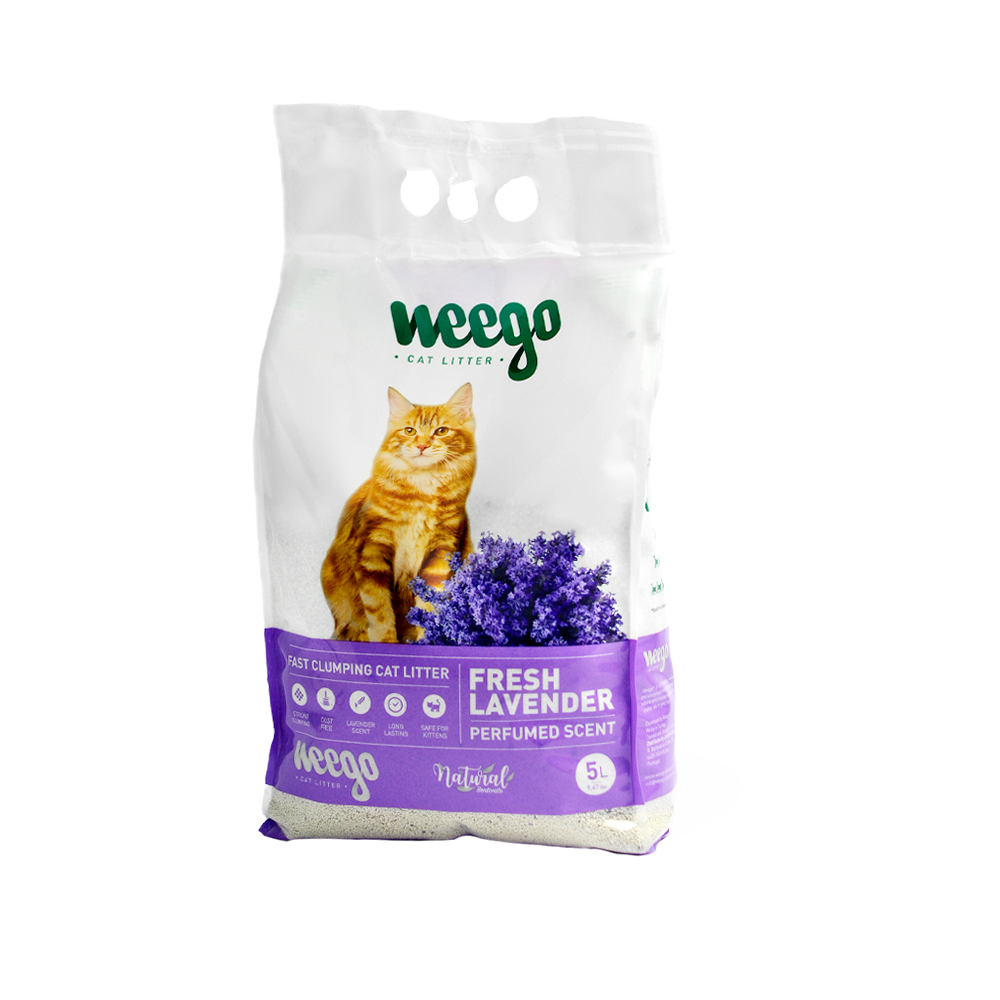 WEEGO CAT LITTER FRESH LAVENDER 5L