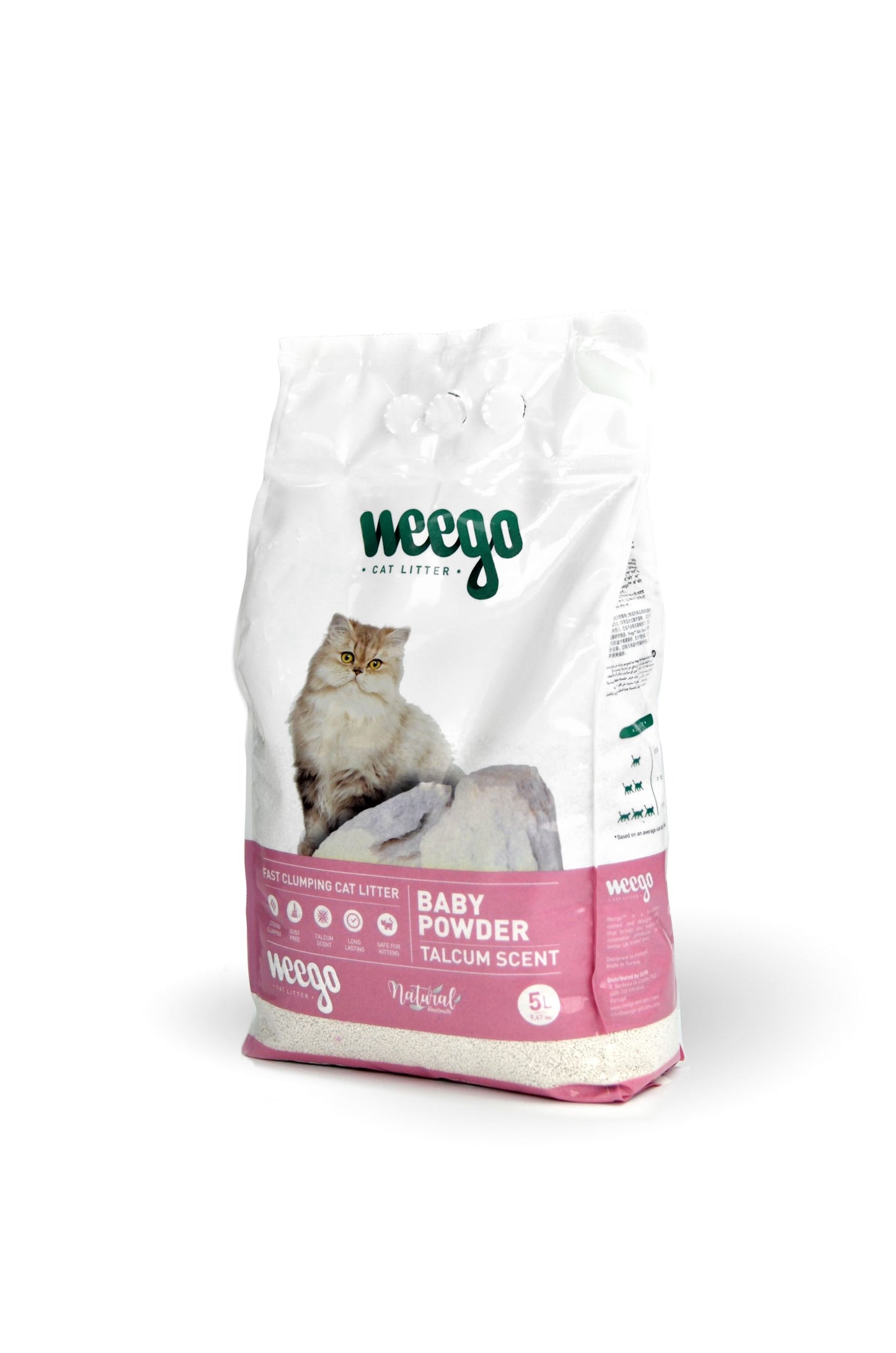 WEEGO CAT LITTER BABY POWDER 5L