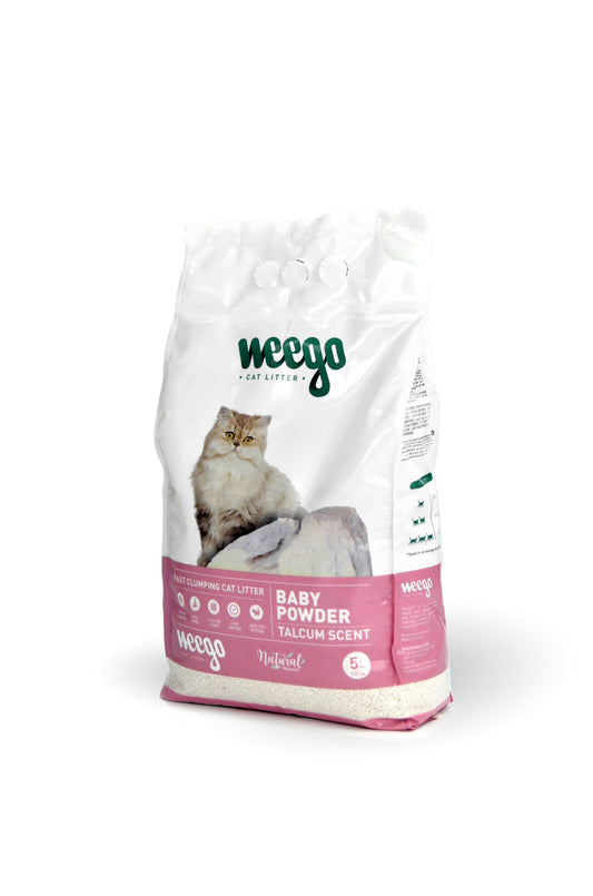 WEEGO CAT LITTER BABY POWDER 5L
