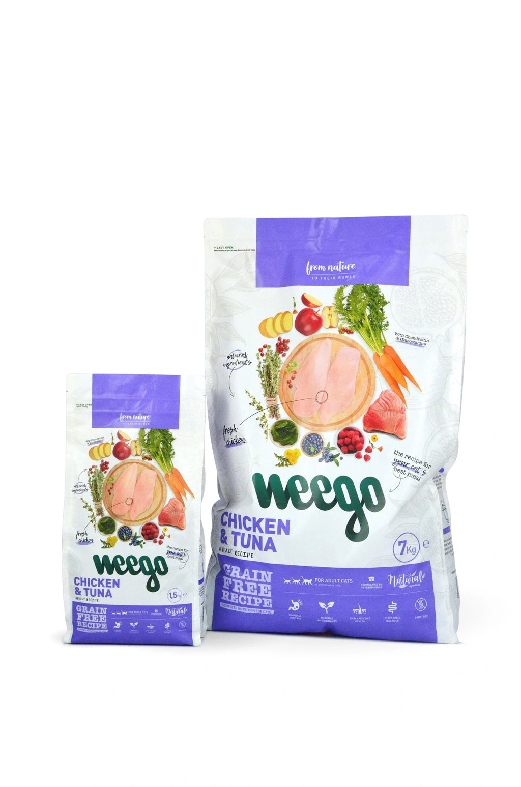 WEEGO CAT CHICKEN & TUNA ADULT 1,5KG