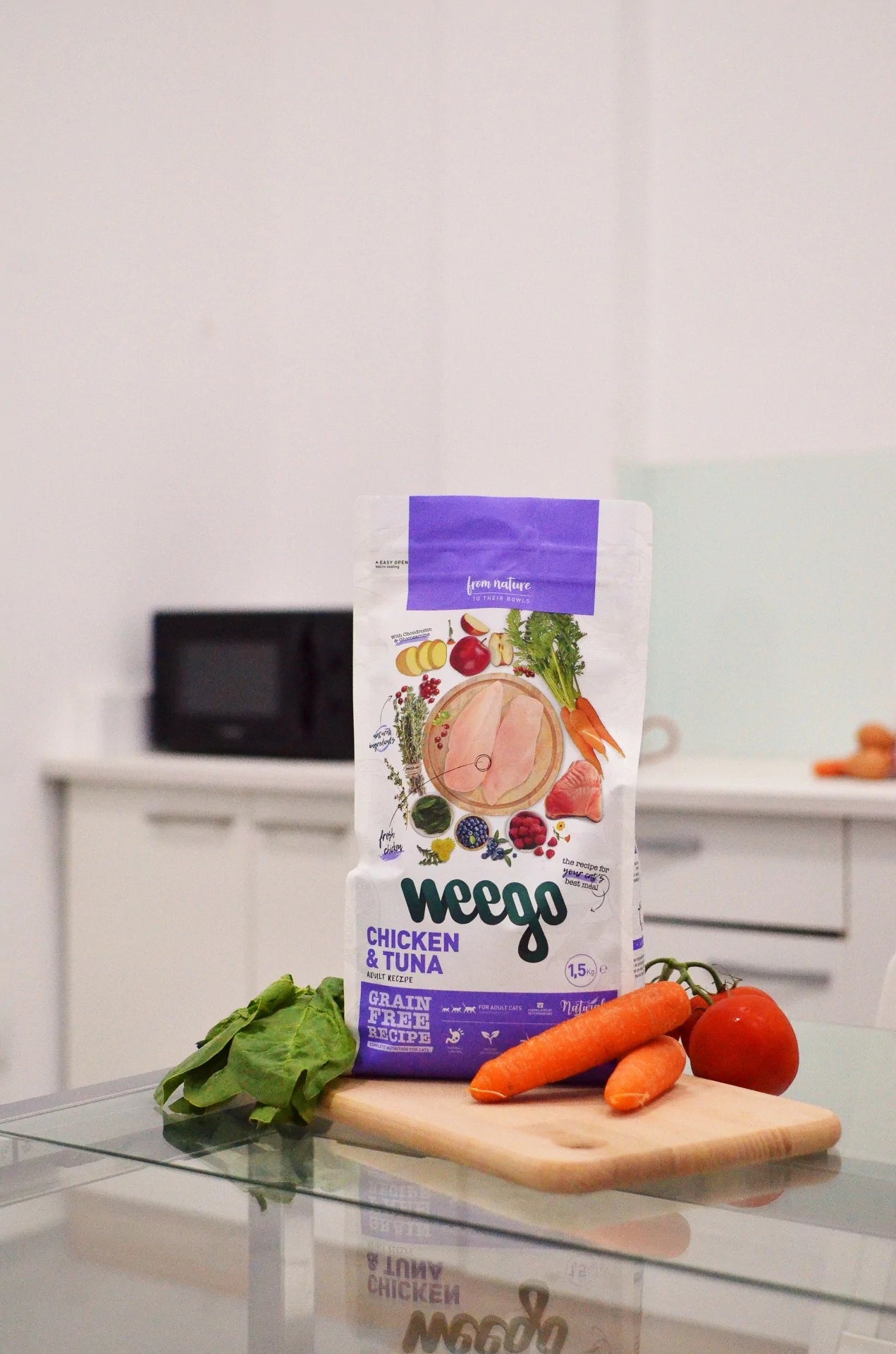 WEEGO CAT CHICKEN & TUNA ADULT 1,5KG