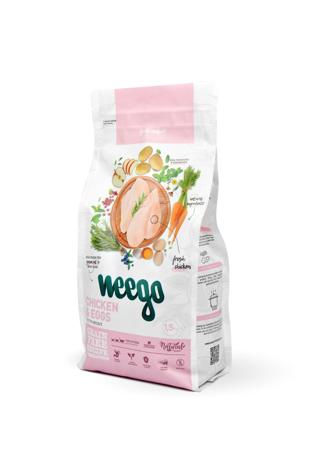 WEEGO CAT CHICKEN & EGGS KITTEN 1,5KG