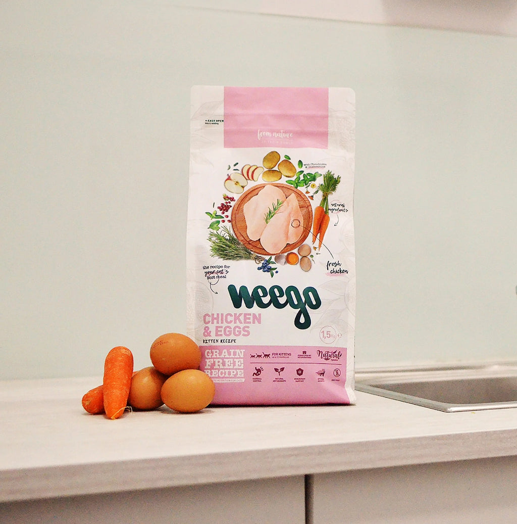 WEEGO CAT CHICKEN & EGGS KITTEN 1,5KG