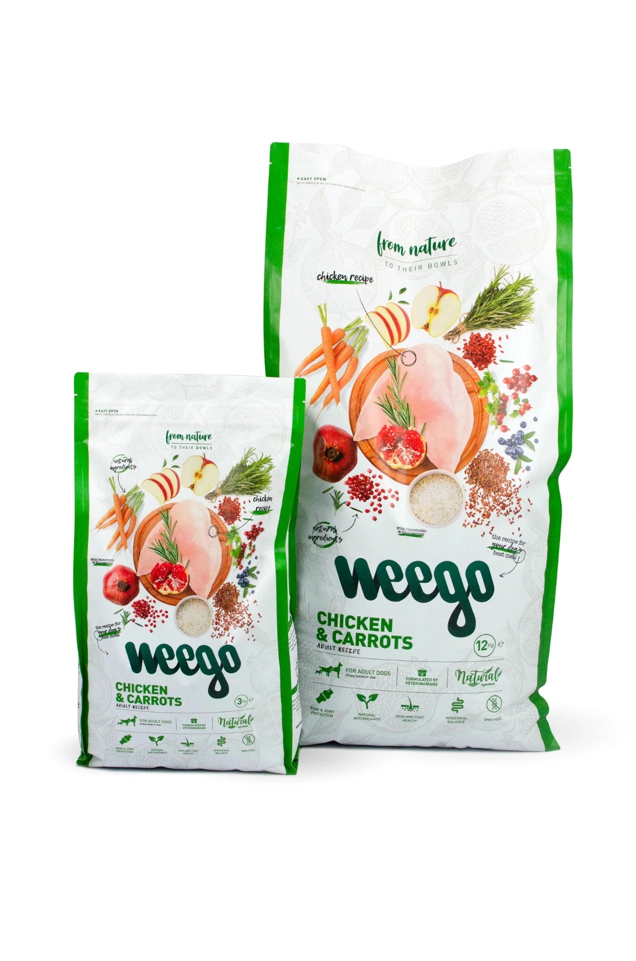 WEEGO ADULT CHICKEN & CARROTS 12KG