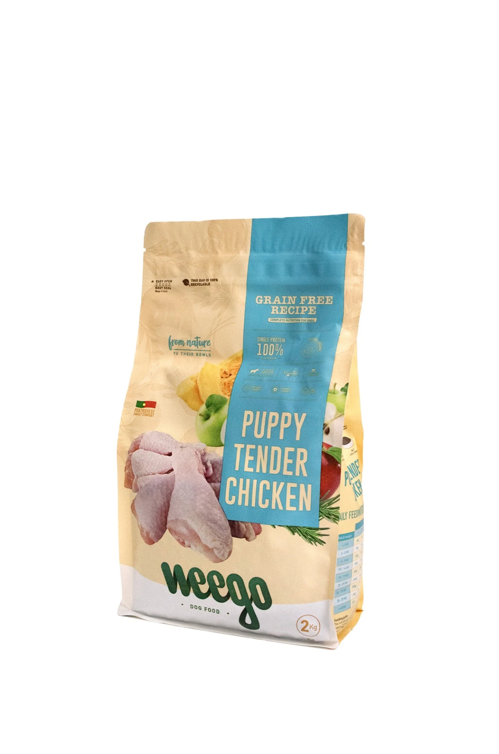 WEEGO PUPPY TENDER CHICKEN GRAIN FREE 10KG
