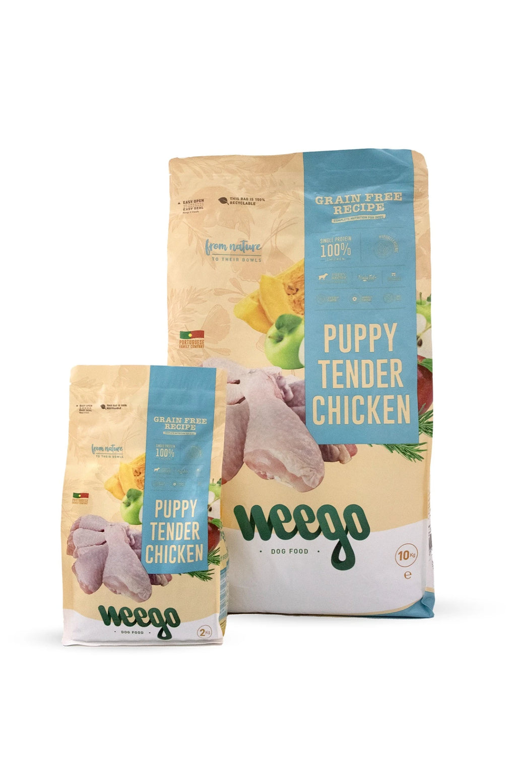 WEEGO PUPPY TENDER CHICKEN GRAIN FREE 10KG
