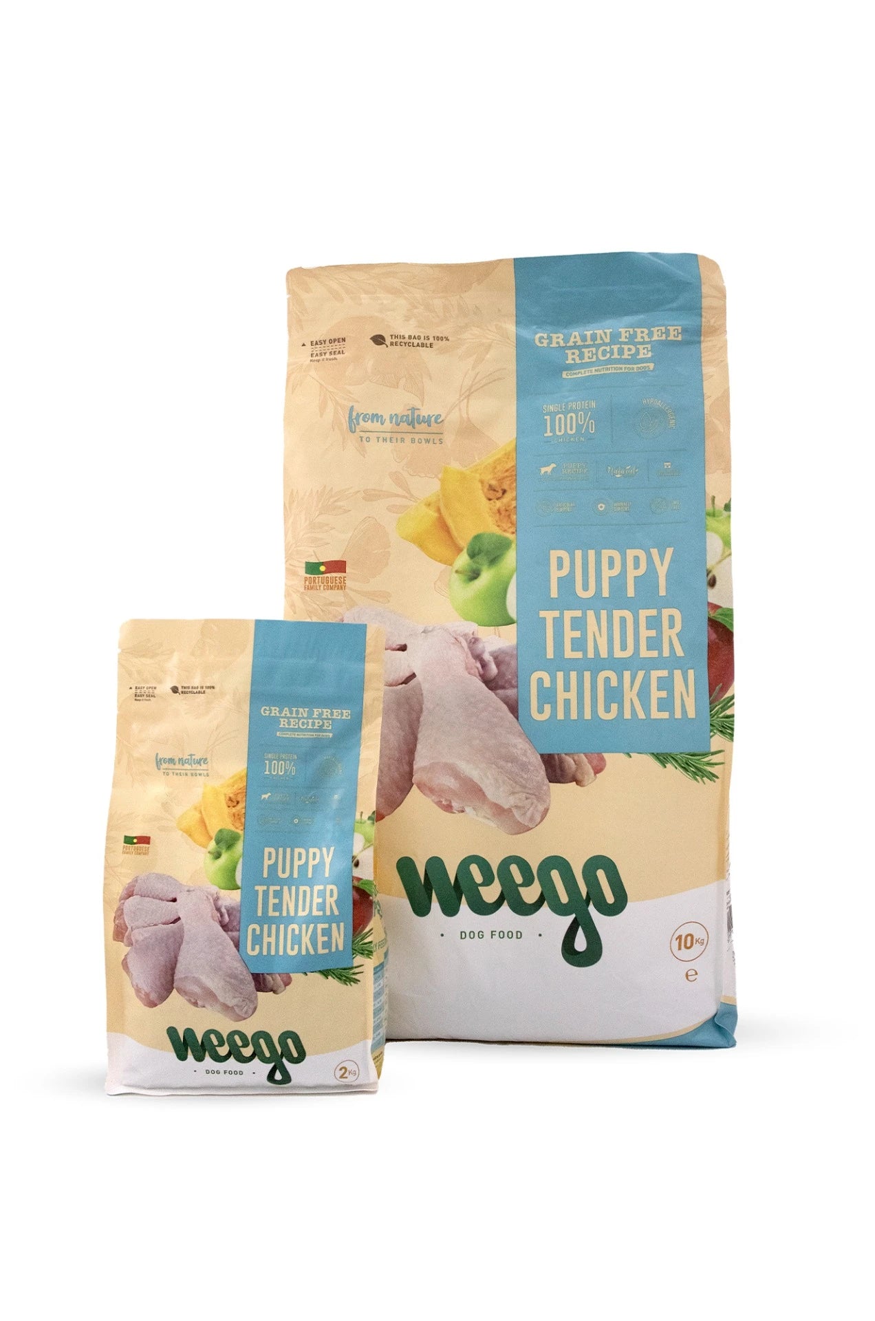 WEEGO PUPPY TENDER CHICKEN GRAIN FREE 10KG