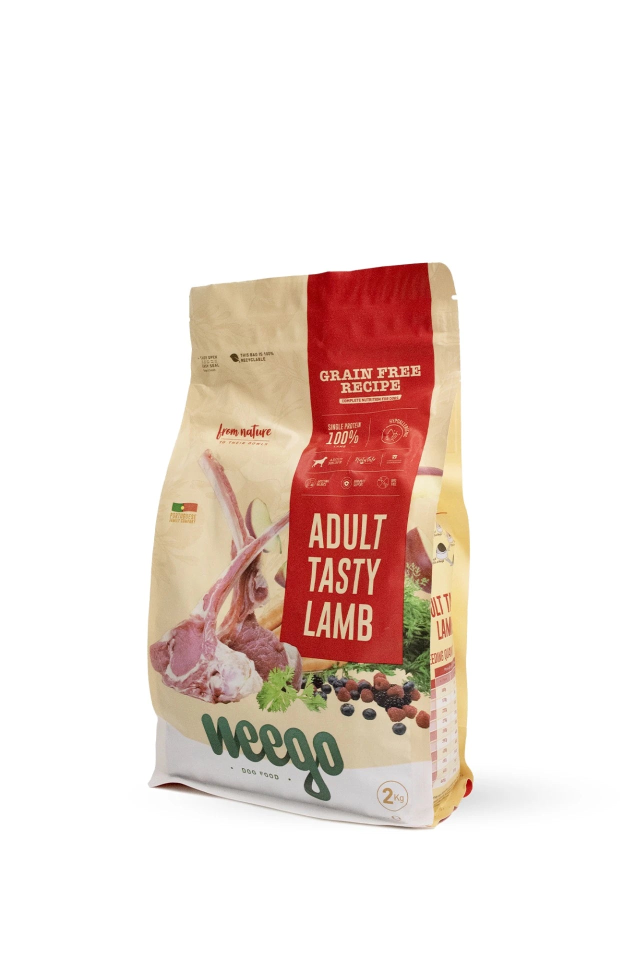WEEGO ADULT TASTY LAMB GRAIN FREE 10KG