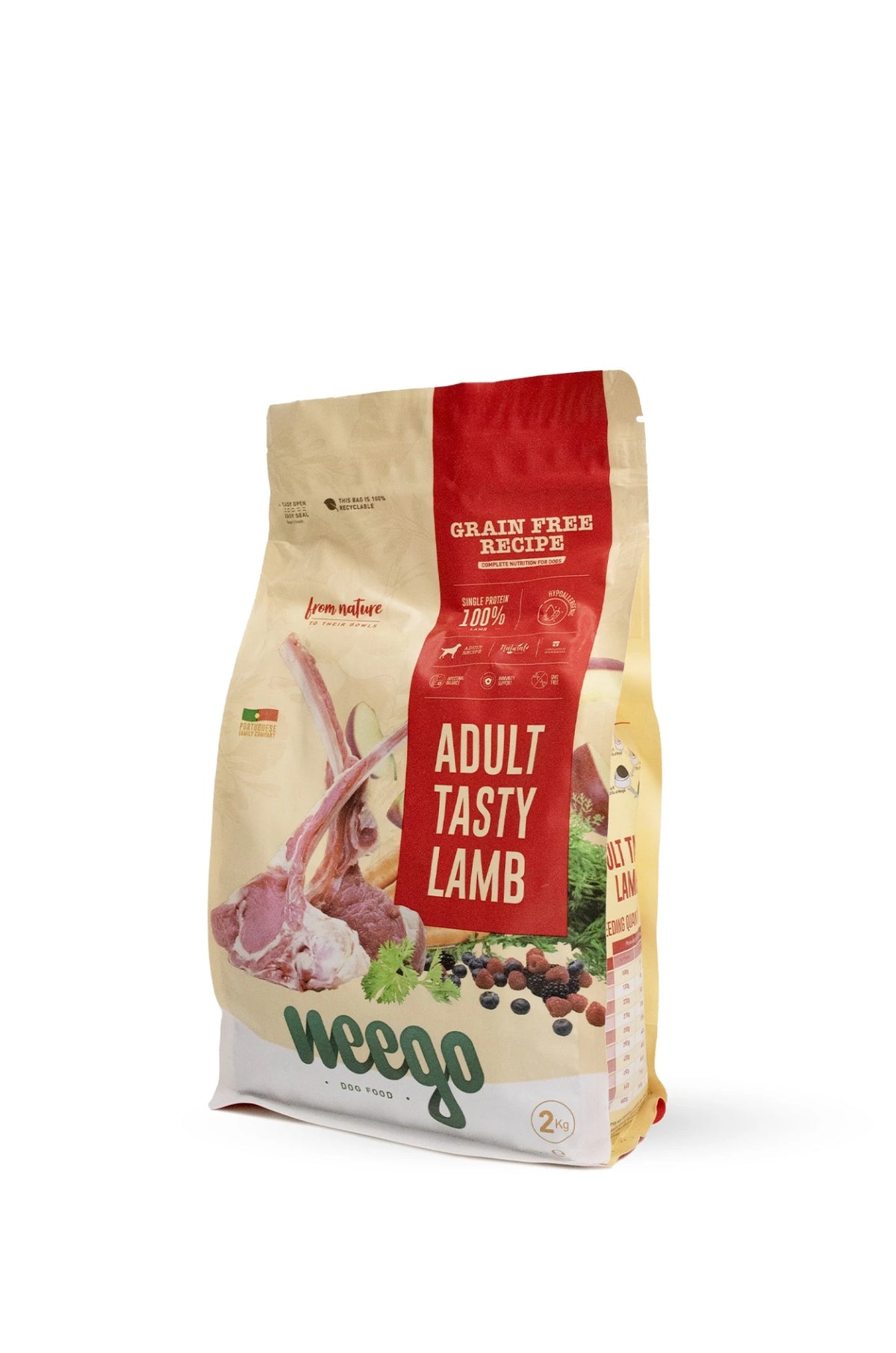 WEEGO ADULT TASTY LAMB GRAIN FREE 10KG