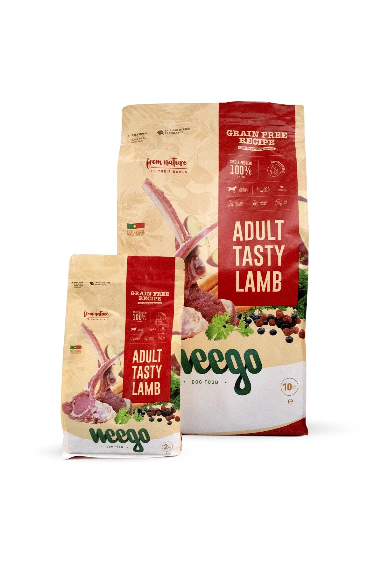 WEEGO ADULT TASTY LAMB GRAIN FREE 2KG