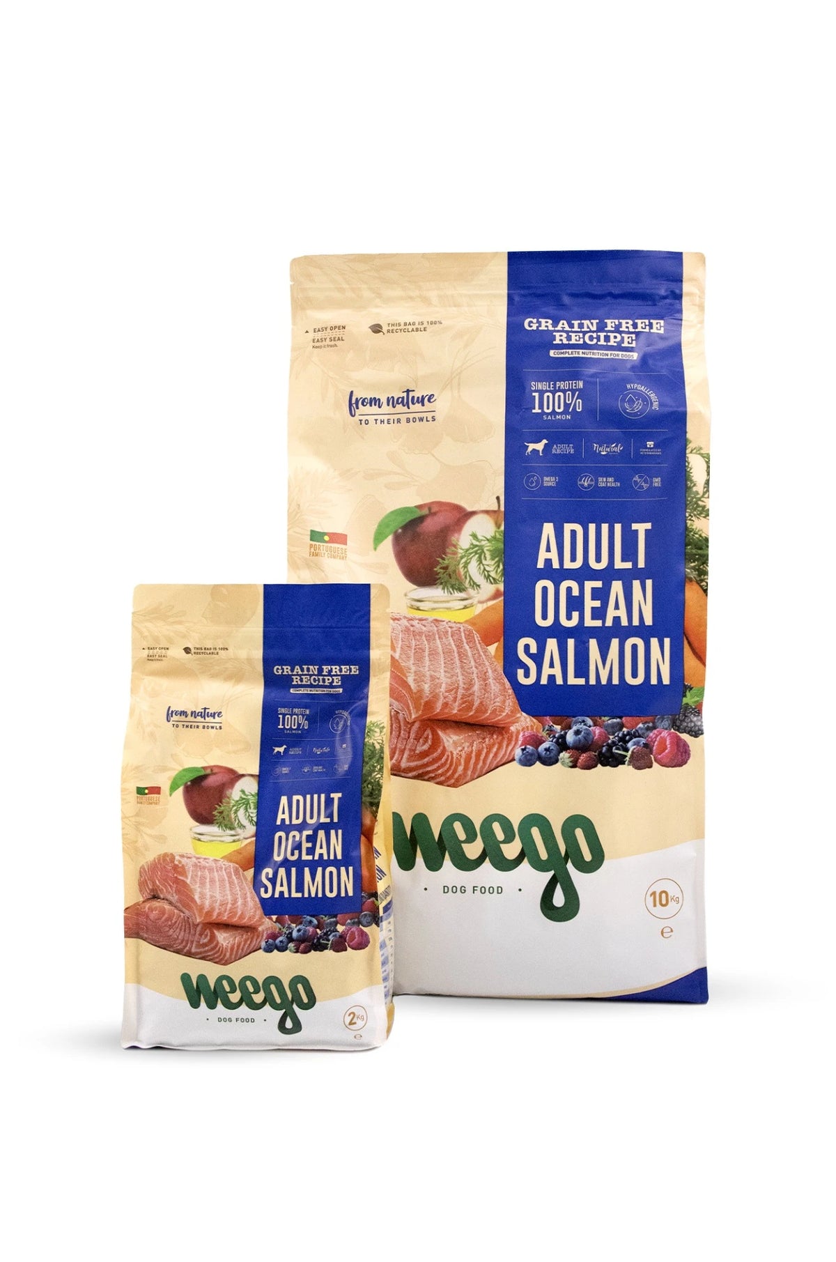 WEEGO ADULT OCEAN SALMON GRAIN FREE 2KG