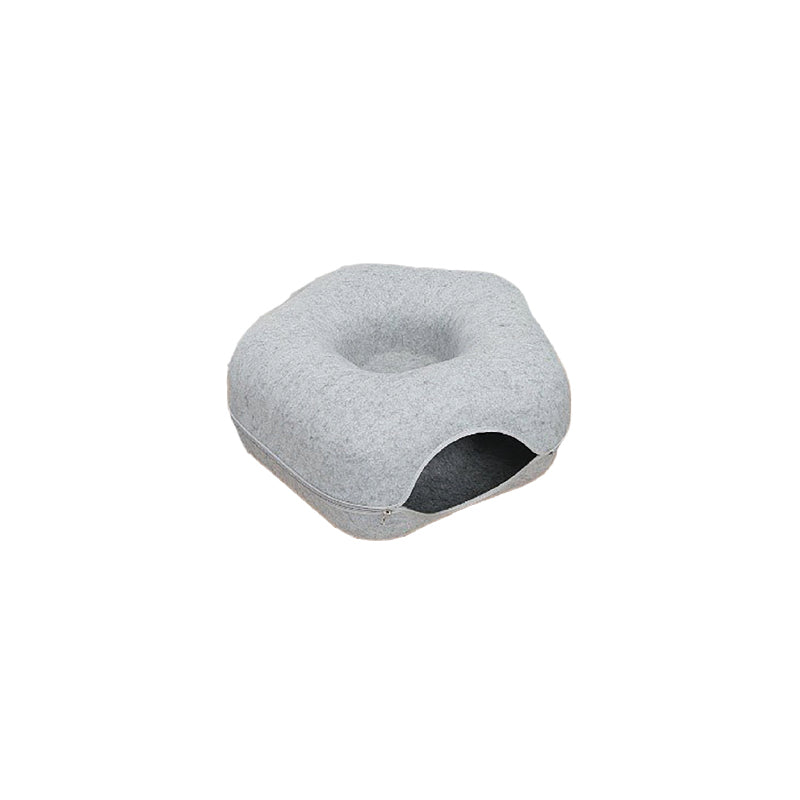 CATOIKOS SQUARE TUNEL PET BED - L.GREY 60X28CM