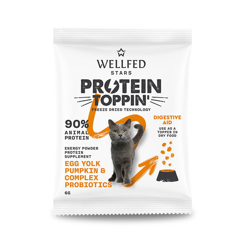 WELLFED F.D. PROTEIN TOPPIN' EGG YOLK &PUMPKIN 6G