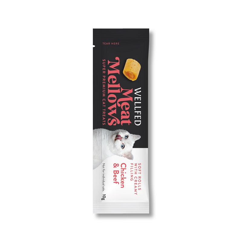 WELLFED MEAT MELLOWS CHICKEN & BEEF (3*10G) 30G