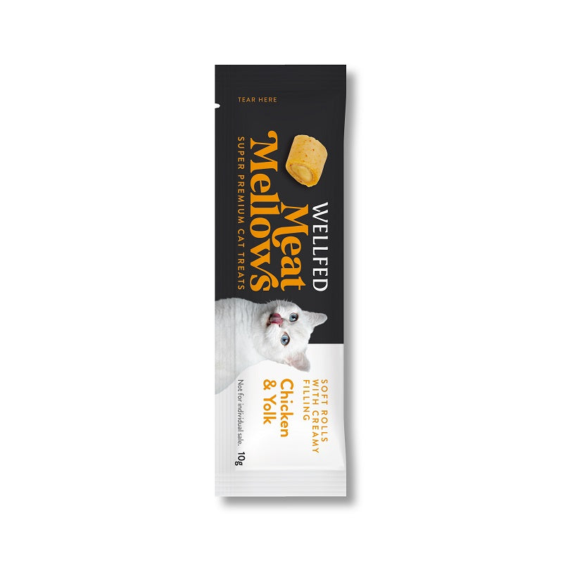 WELLFED MEAT MELLOWS CHICKEN & YOLK (3*10G) 30G