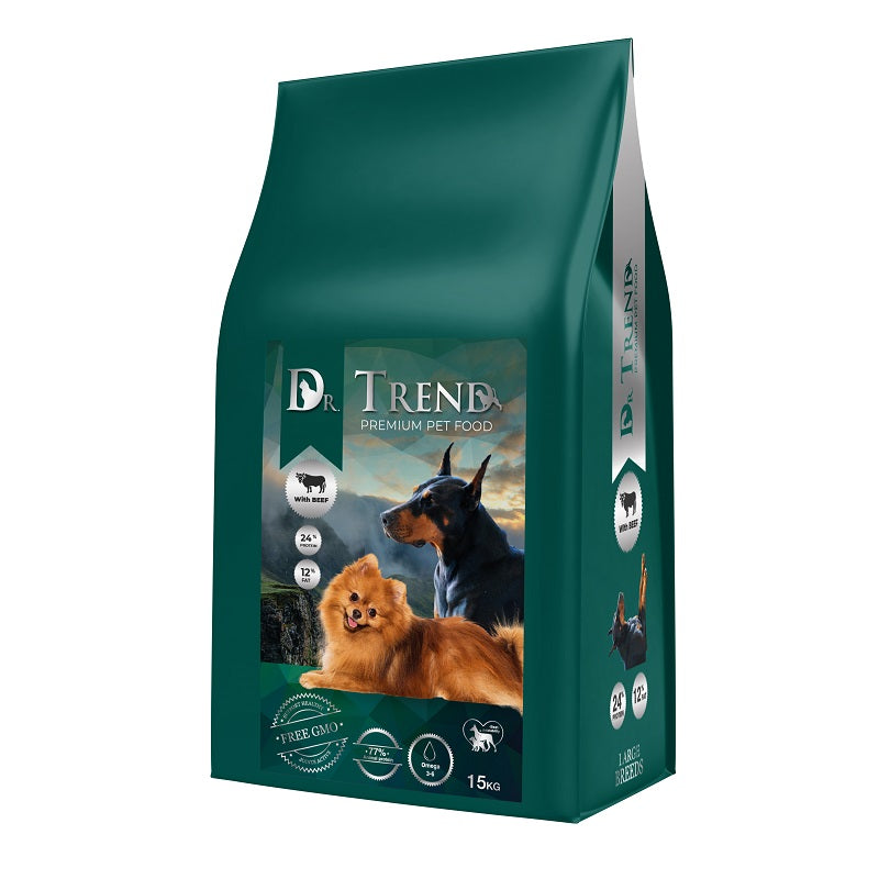 DR TREND ADULT SMALL BREED BEEF 15KG