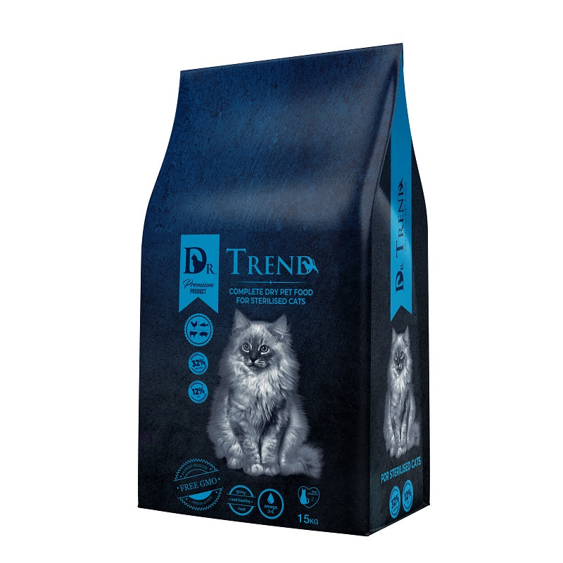 DR TREND CAT DRY FOOD STERILISED 15KG