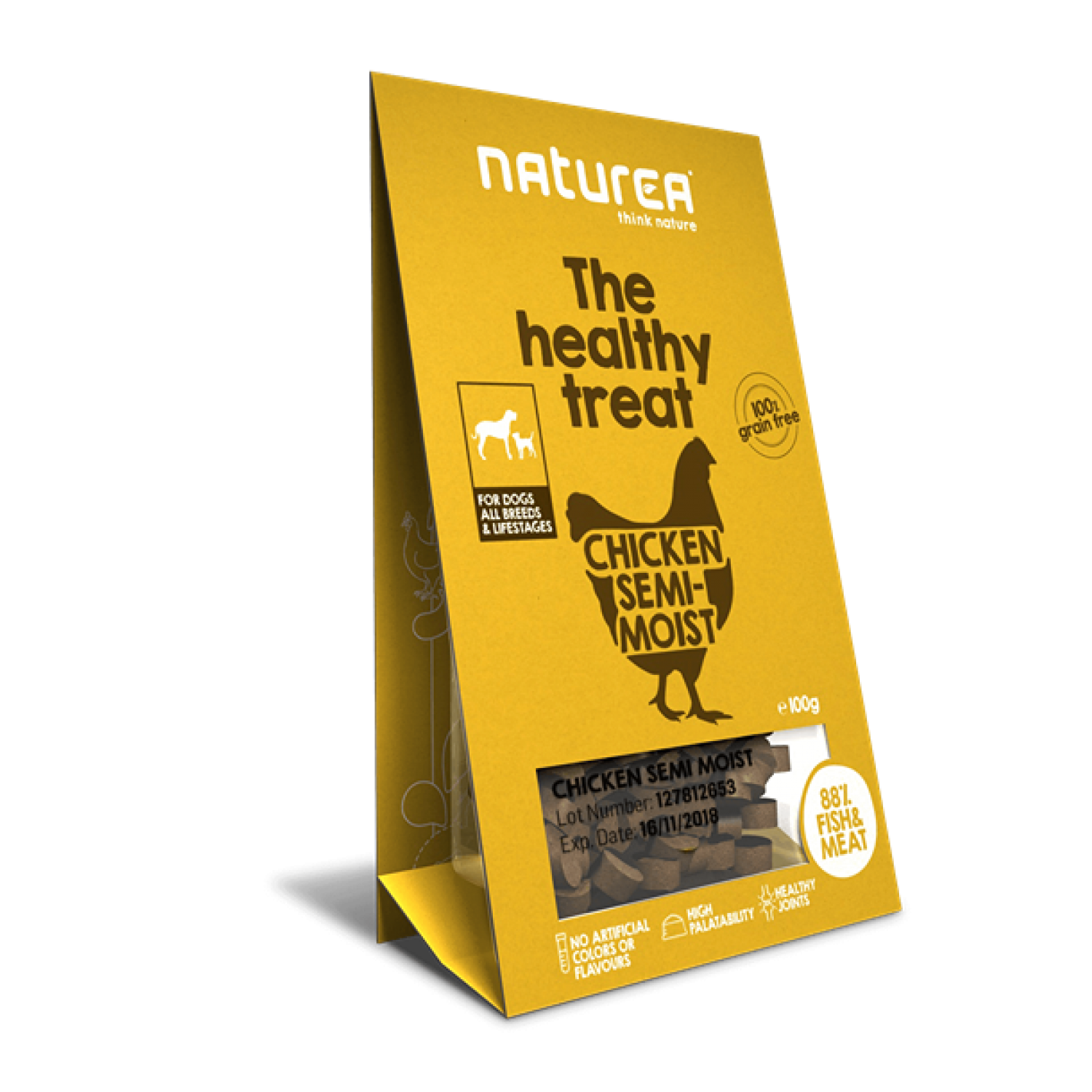 NATUREA DOG SEMI-MOIST CHICKEN 100G