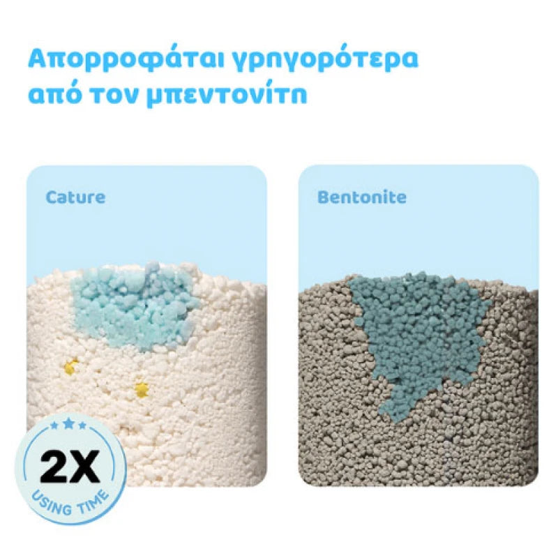 CATURE CASSAVA CLUMPING CAT LITTER CHAMOMILE 2.5KG