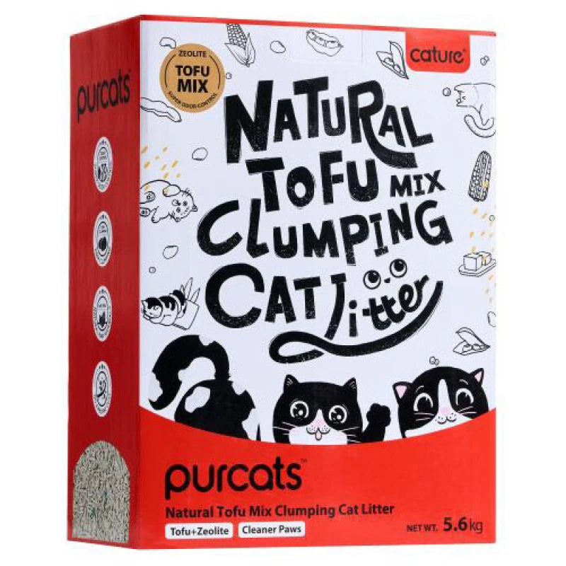 CATURE TOFU MIX ZEOLITE CAT LITTER 14L