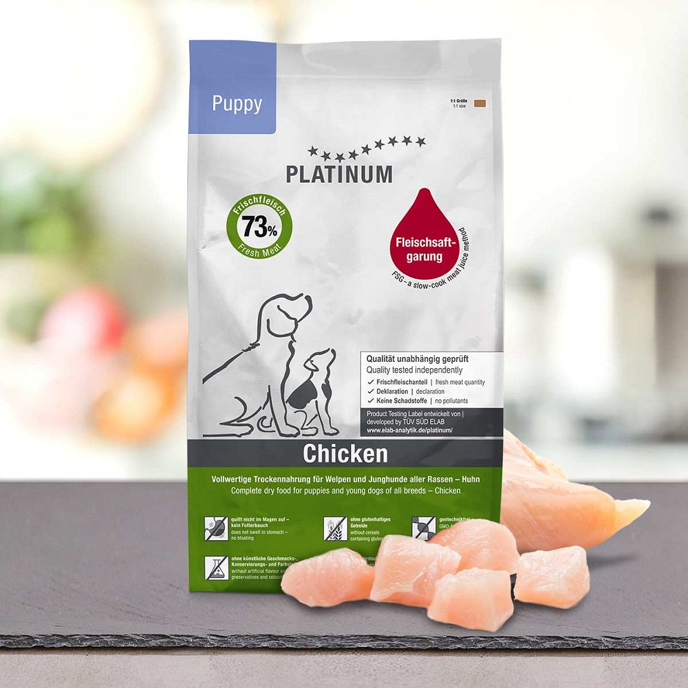 PLATINUM PUPPY ΜΑΓΕΙΡΕΥΤΗ (FSG) ΞΗΡΑ ΤΡΟΦΗ ΓΙΑ ΚΟΥΤΑΒΙΑ ΜΕ ΚΟΤΟΠΟΥΛΟ 5KG