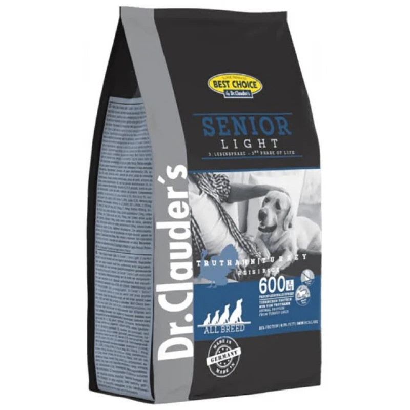 DR. CLAUDER'S BEST CHOICE SENIOR & LIGHT 12,5KG + 2,1KG ΔΩΡΟ