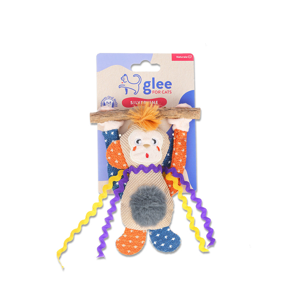 91151 GLEE ΠΑΙΧΝΙΔΙ ΓΑΤΑΣ MONKEY WITH CATNIP 15CM