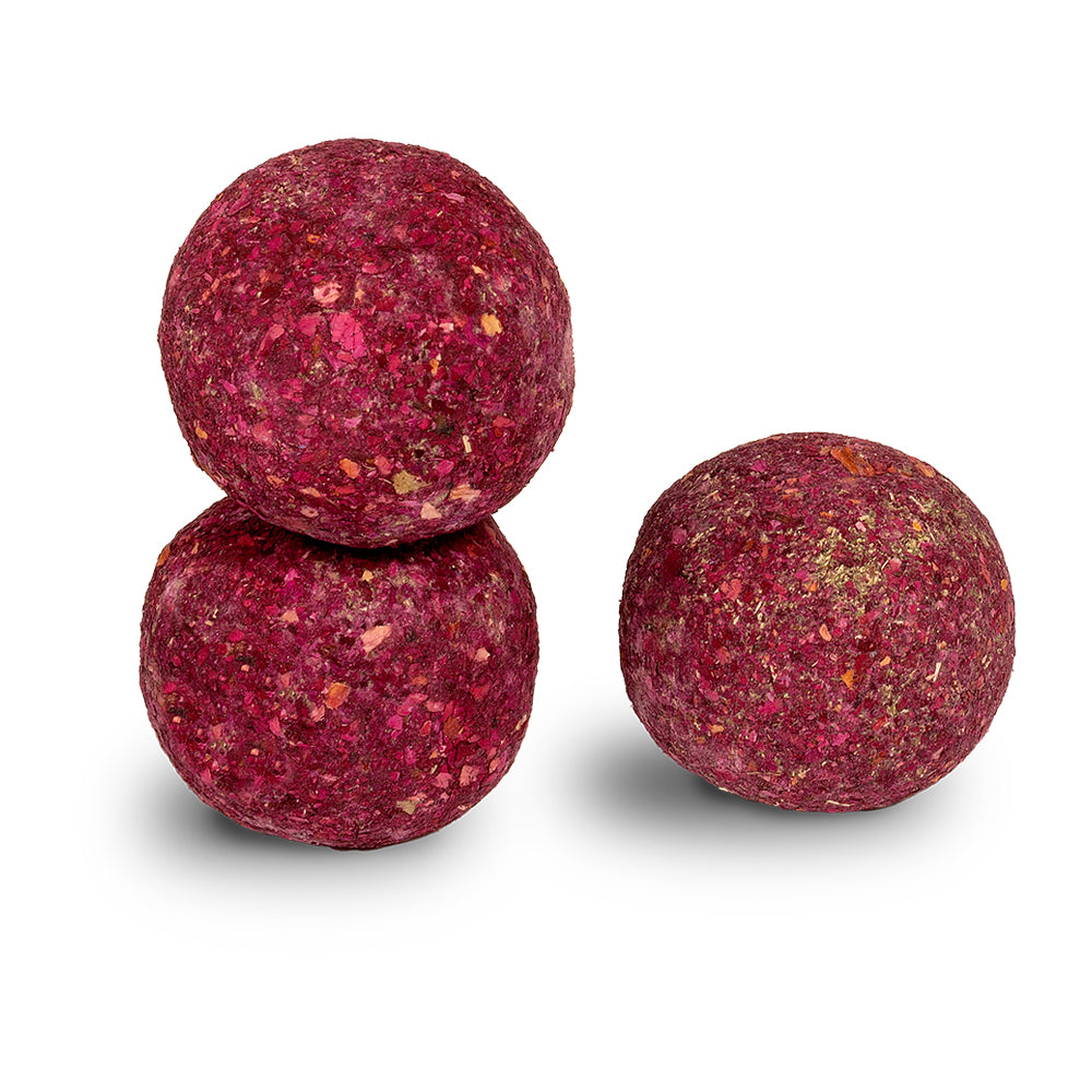 91326 GLEE ΛΙΧΟΥΔΙΑ ΤΡΩΚΤΙΚΩΝ BBAKED TIMOTHY HAY BALL WITH ROSE 3PCS 4CM