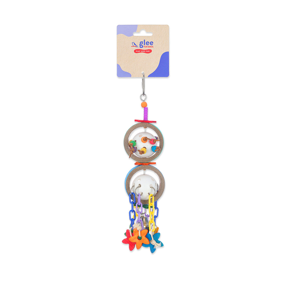 91223 GLEE ΠΑΙΧΝΙΔΙ ΠΤΗΝΩΝ BAGEL DISCO BALL 23CM