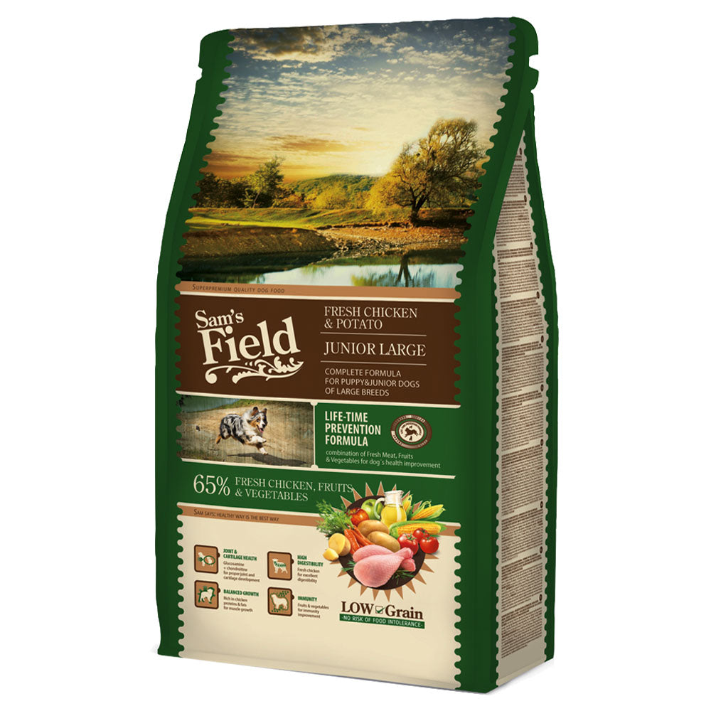 SAM’S FIELD  DOG CHICKEN&POTATO JUNIOR LARGE 13KG