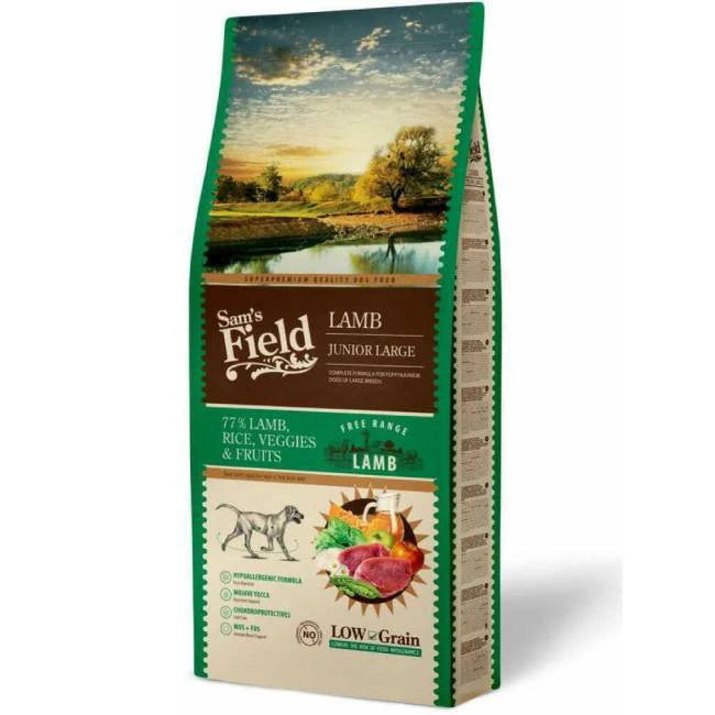 SAM’S FIELD  DOG JUNIOR LARGE LAMB 13KG