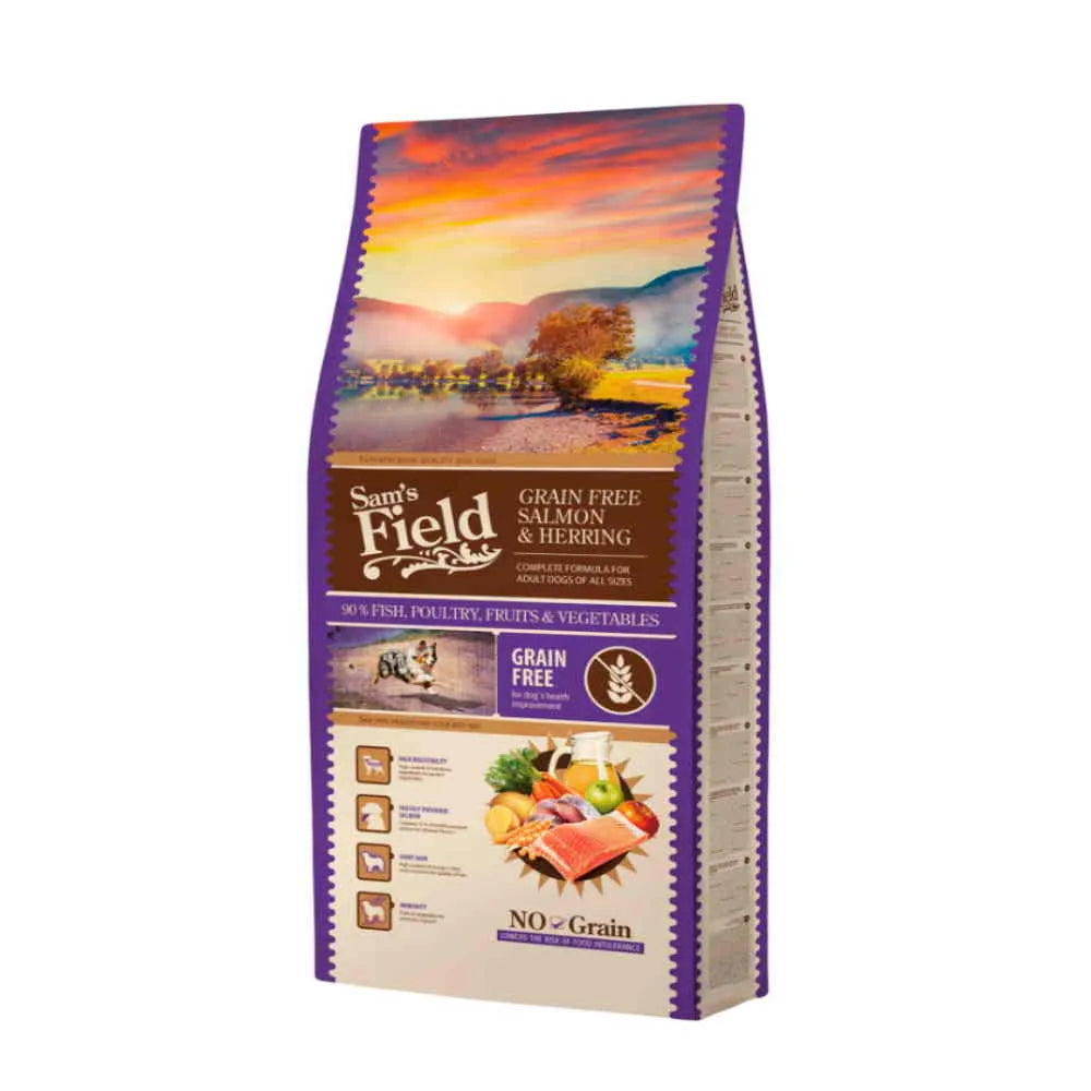 SAM’S FIELD DOG GRAΙΝ FREE SALMON & HERRING 13KG