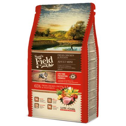 SAM’S FIEL ADULT MINI DOG CHICKEN&POTATO 2.5KG