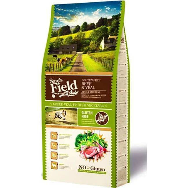 SAM’S FIELD DOG ADULT MEDIUM BEEF&VEAL 2.5KG