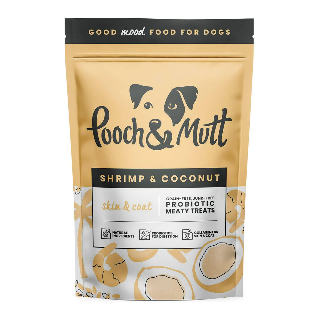 POOCH & MUTT DOG SNACK SKIN & COAT 120GR