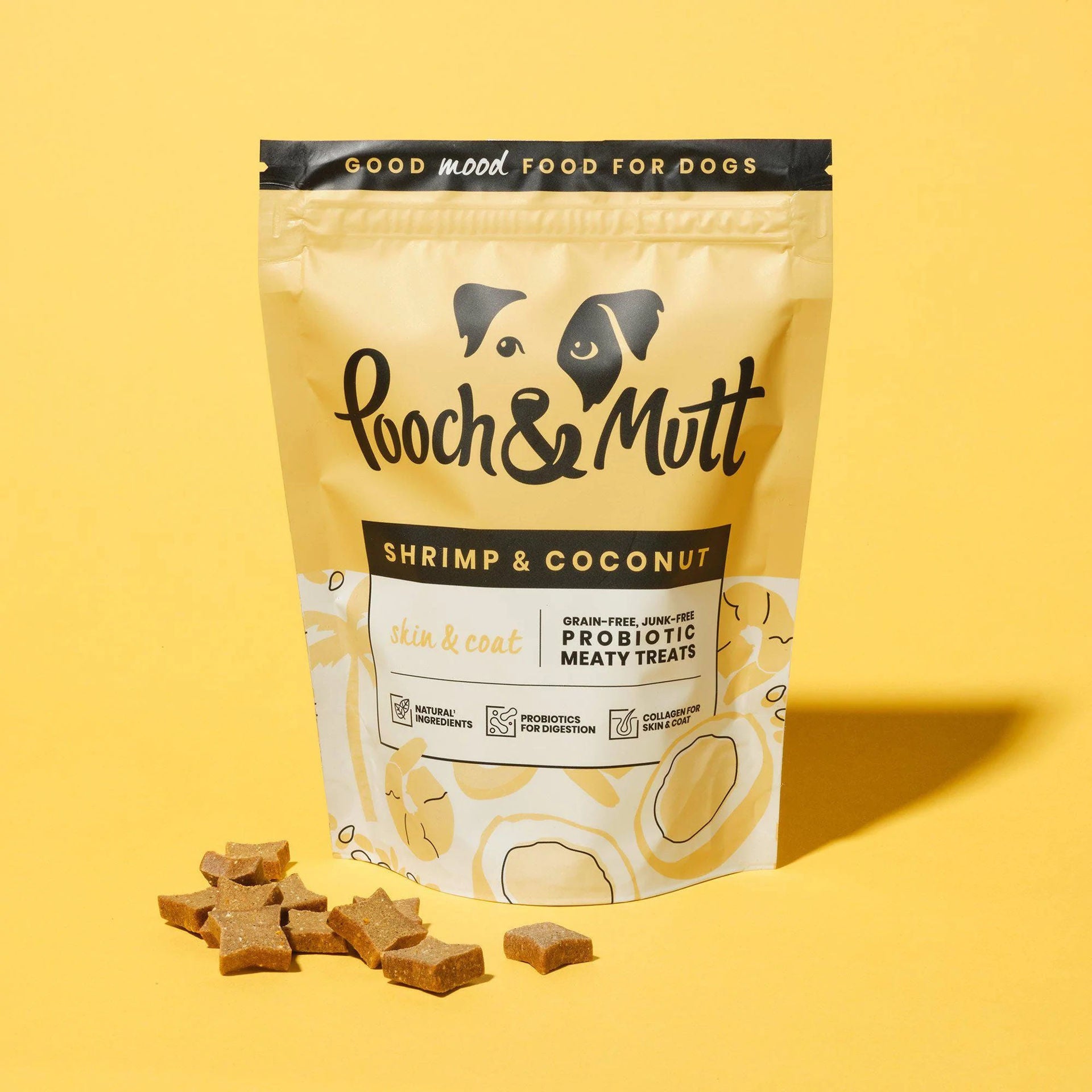 POOCH & MUTT DOG SNACK SKIN & COAT 120GR